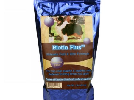 Biotin Plus Ultimate Coat & Skin Supplement for Dogs 1 Lb by Paragon Performance Products Equilife Products Online Sale