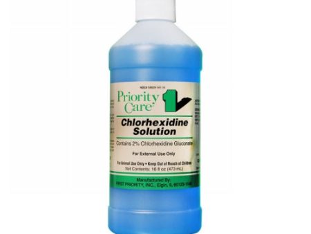 Chlorhexidine Solution 2% 16 Oz by Priority Care Online Hot Sale