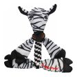 Animal Flathead Dog Toy Small Zebra 1 Count by Jolly Pets Online