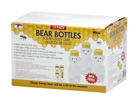 Plastic Bottles for Honey Bear 12 Oz by Miller Little Giant For Cheap