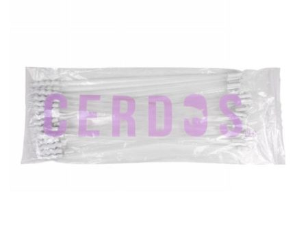 White Spiral Catheters With handle 25 Packets by Cerdos For Discount