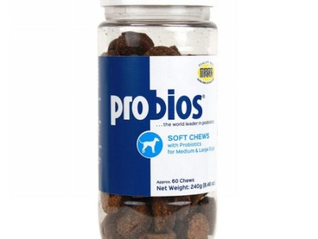 Probios Soft Chews for Dogs Medium Large Dog 60 Count by Probios Hot on Sale