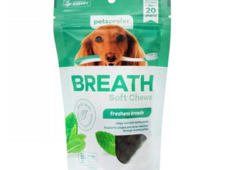 Breath Soft Chews for Dogs 30 Soft Chews by Petsprefer Fashion