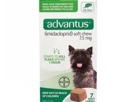 Advantus Flea Treatment Soft Chews for Dogs 4-22 Lbs by Elanco Online