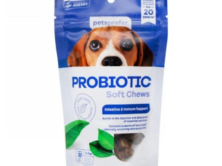 Probiotic Soft Chews for Dogs 30 Soft Chews by Petsprefer Online Hot Sale