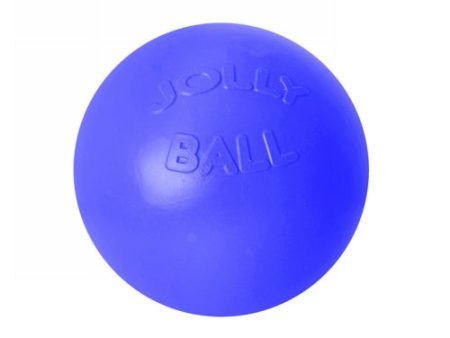 Jolly Push-N-Play Dog Ball 10  (Large Dog) Blue 1 Count by Jolly Pets Fashion