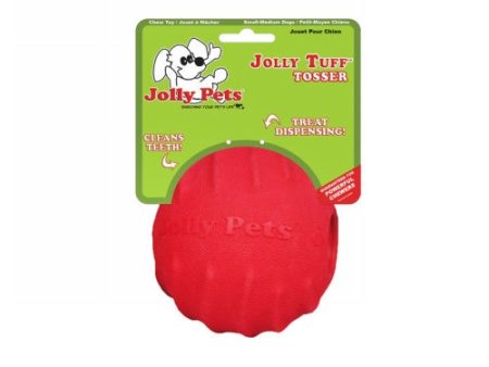 Jolly Tuff Tosser Treat Dispenser Dog Toy 3  (Small Medium Dog) 1 Count by Jolly Pets Cheap