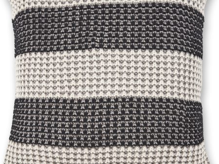 KAS Pillow L342 Grey Black Stripe Discount