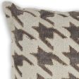 KAS Pillow L323 Ivory Grey Houndstooth Cheap