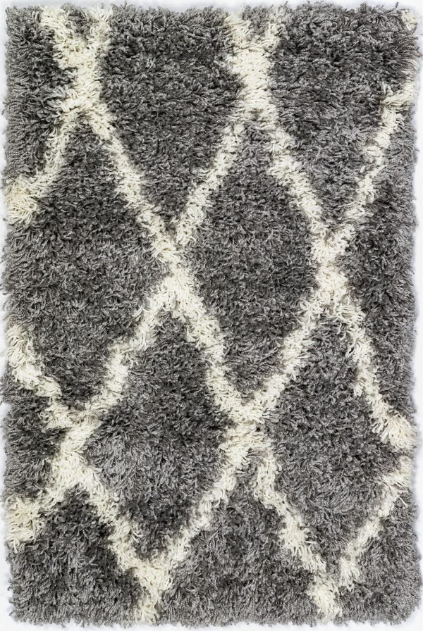 Trans Ocean Rio Diamonds Grey Area Rug by Liora Manne Online now