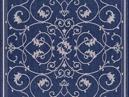 Couristan Recife Veranda Ivory Indigo Area Rug For Discount