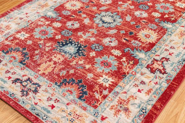 Trans Ocean Legacy Persian Border Saffron Area Rug by Liora Manne on Sale