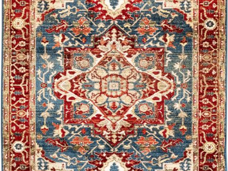 Trans Ocean Hampton Heriz Blue Area Rug by Liora Manne For Discount