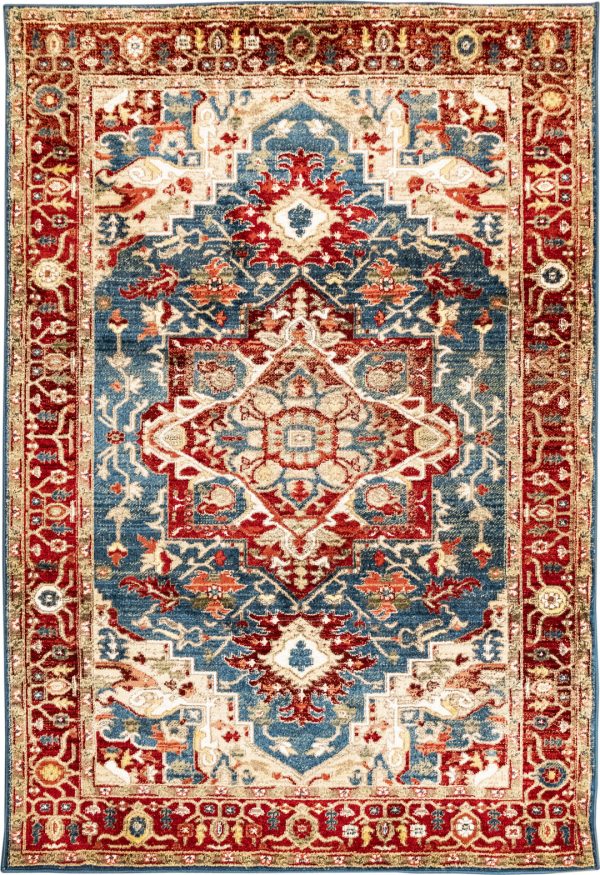 Trans Ocean Hampton Heriz Blue Area Rug by Liora Manne For Discount