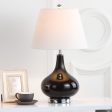 Safavieh Amy Gourd Glass Lamp Black Online Hot Sale