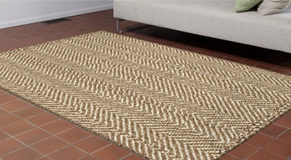 Trans Ocean Terra Chevron Natural Area Rug by Liora Manne Sale