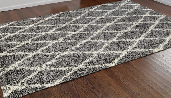 Trans Ocean Rio Diamonds Grey Area Rug by Liora Manne Online now