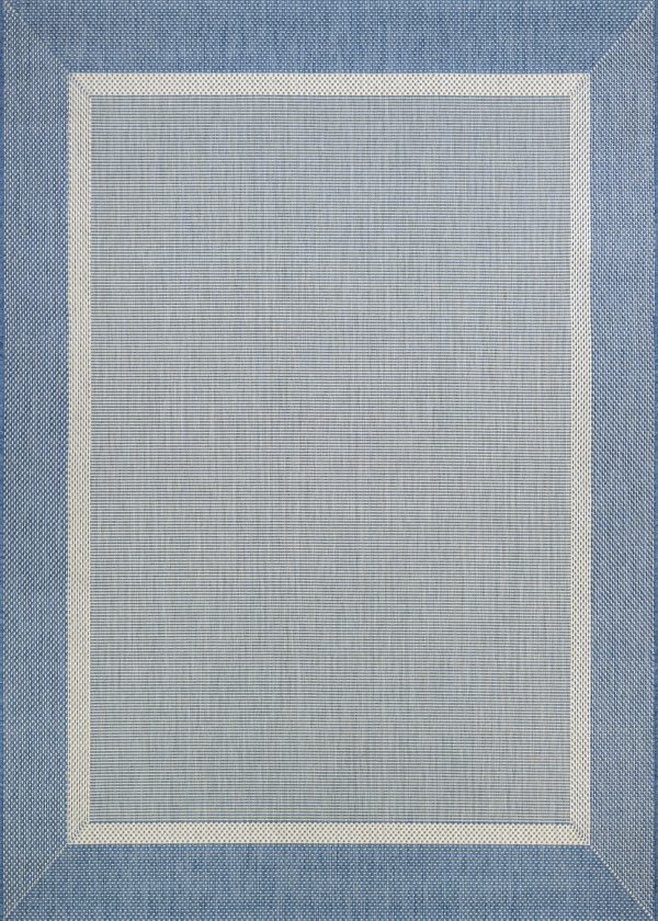 Couristan Recife Stria Texture Champagne Blue Area Rug For Cheap