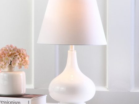 Safavieh Amy Gourd Glass Lamp White Online