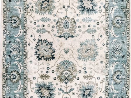 Trans Ocean Hampton Sarouk Ivory Area Rug by Liora Manne For Discount