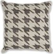 KAS Pillow L323 Ivory Grey Houndstooth Cheap