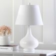 Safavieh Amy Gourd Glass Lamp White Online