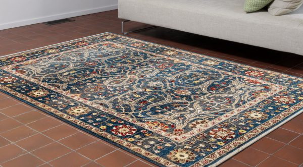 Trans Ocean Calais Oushak Navy Area Rug by Liora Manne Fashion