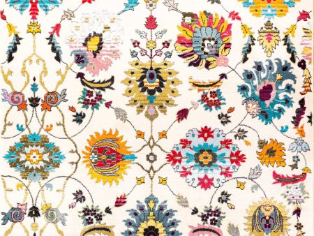 Trans Ocean Calais Vintage Floral Multi Area Rug by Liora Manne Online now