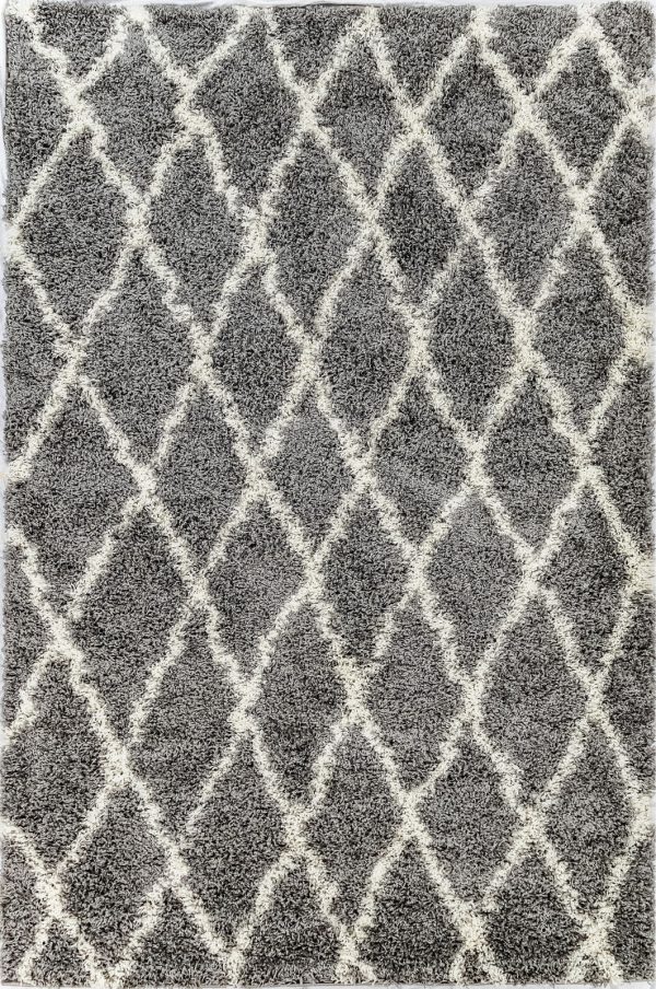 Trans Ocean Rio Diamonds Grey Area Rug by Liora Manne Online now