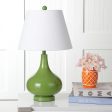 Safavieh Amy Gourd Glass Lamp Green Discount