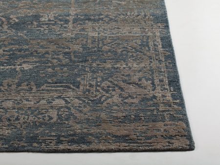 Chandra Sasha SAS-47002 Navy Blue Silver Area Rug Cheap