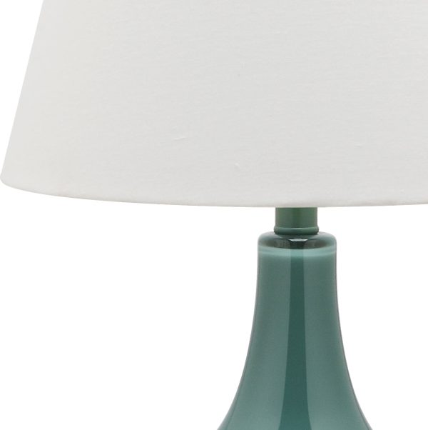 Safavieh Amy Gourd Glass Lamp Marine Blue Online Hot Sale