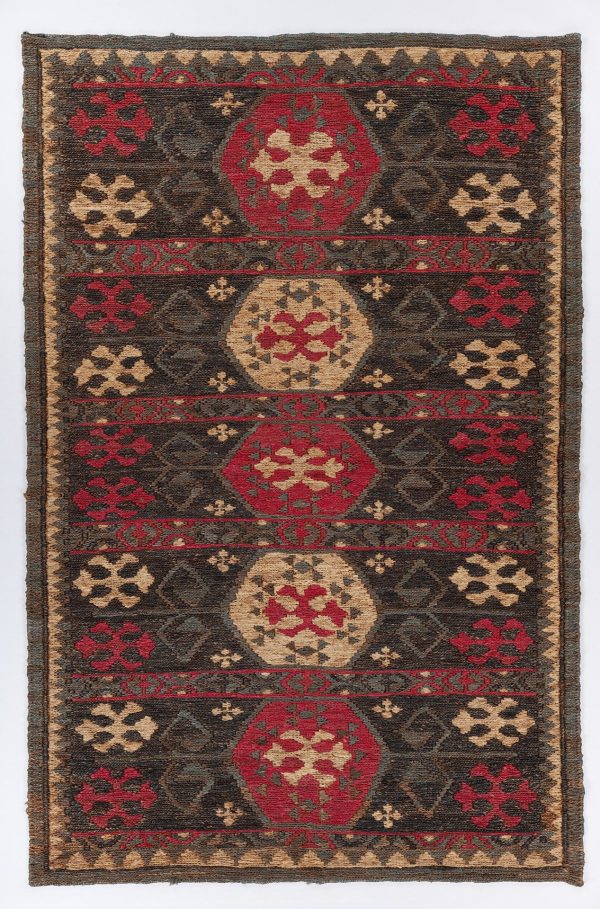 Chandra Ryleigh RYL-46903 Grey Red Natural Area Rug on Sale