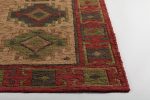 Chandra Ryleigh RYL-46900 Red Green Natural Area Rug Supply