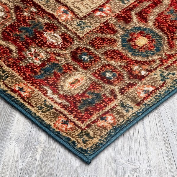 Trans Ocean Hampton Heriz Blue Area Rug by Liora Manne For Discount