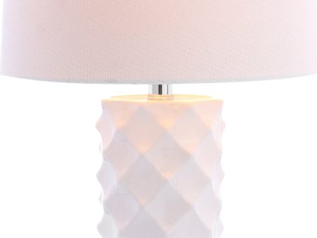 Safavieh Belford Table Lamp White For Sale