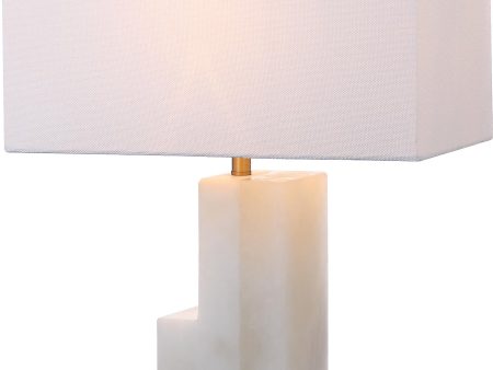 Safavieh Cora Alabaster Table Lamp White Fashion