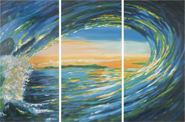 Safavieh Blue Grotto Triptych Wall Art Assorted Online now