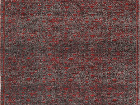 Chandra Ashton ASH-48702 Red Grey Area Rug Online now