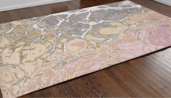 Trans Ocean Corsica Water Blush Area Rug by Liora Manne Supply