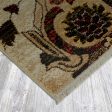 Trans Ocean Calais Vintage Floral Beige Area Rug by Liora Manne Fashion