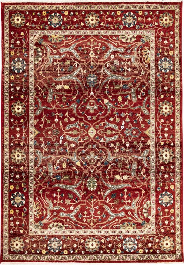 Trans Ocean Calais Oushak Red Area Rug by Liora Manne Online