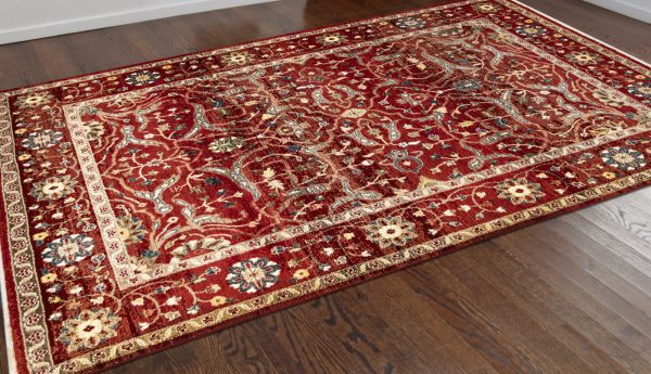 Trans Ocean Calais Oushak Red Area Rug by Liora Manne Online