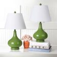 Safavieh Amy Gourd Glass Lamp Green Discount