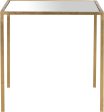 Safavieh Kiley Gold Leaf Mirror Top Accent Table Online Sale