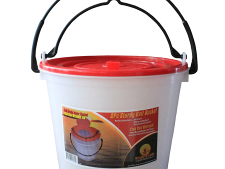 Challenge Plastic Products 2 Piece Bait Bucket, 10 qt. (50165) Cheap