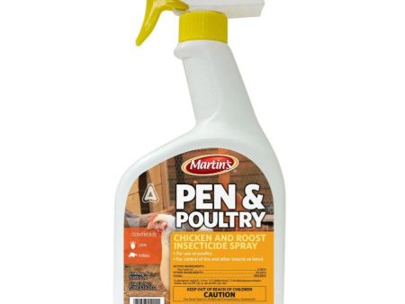 Martin s Pen & Poultry Chicken & Roost Insecticide Spray Online now