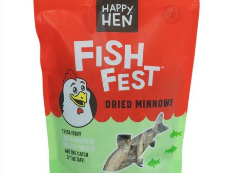 Happy Hen Treats Fish Fest Dried Minnows Hot on Sale